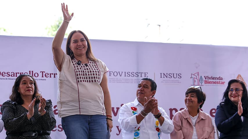 El FOVISSSTE llegó hasta Ixtapaluca para entregar Justicia Social. | Foto: FOVISSSTE