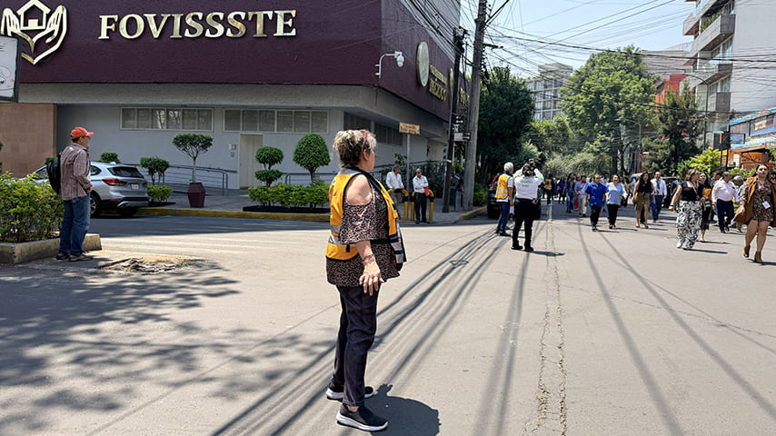 FOVISSSTE participa en el Primer Simulacro Nacional 2026