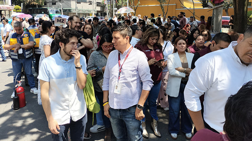 FOVISSSTE participa en Simulacro Nacional