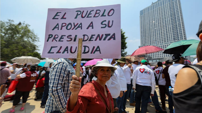 Acompaña FOVISSSTE a la Presidenta a celebrar dos años de transformación 