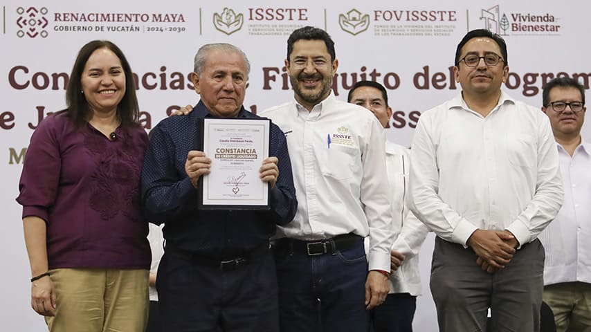 El FOVISSSTE visitó Mérida, para hacer Justicia Social. | Foto: FOVISSSTE
