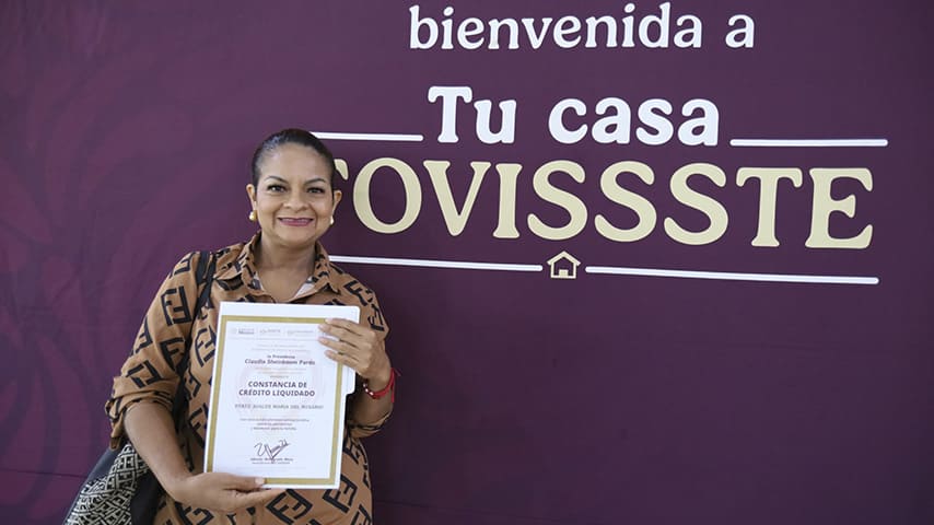 El FOVISSSTE entregó Justicia Social a familias de Tabasco. | Foto: FOVISSSTE 