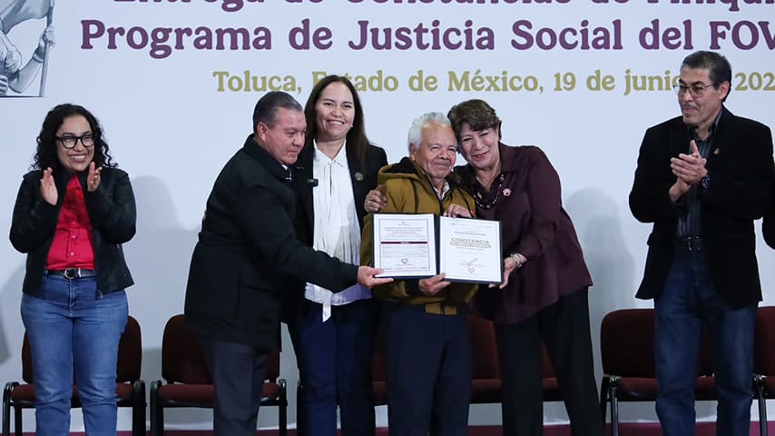 Liquida FOVISSSTE 462 créditos en el Estado de México