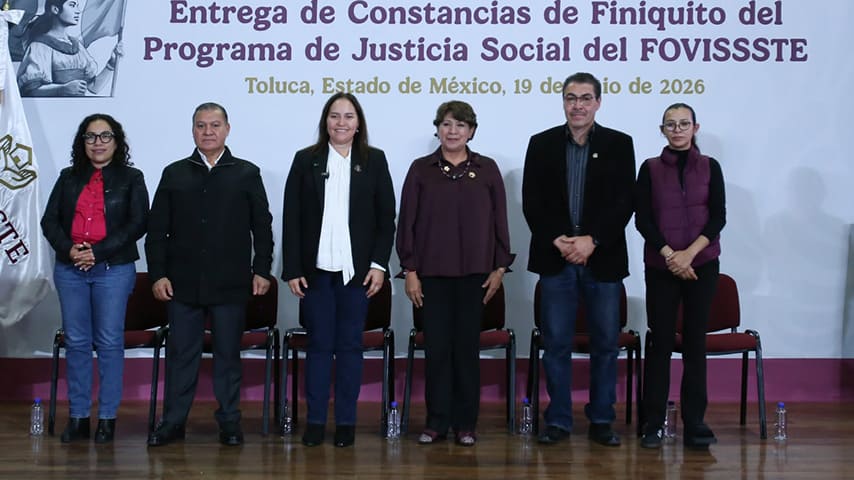 Liquida FOVISSSTE 462 créditos en el Estado de México