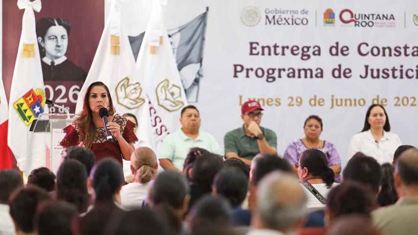 Firman FOVISSSTE y Gobierno de Quintana Roo convenio para escrituración gratuita