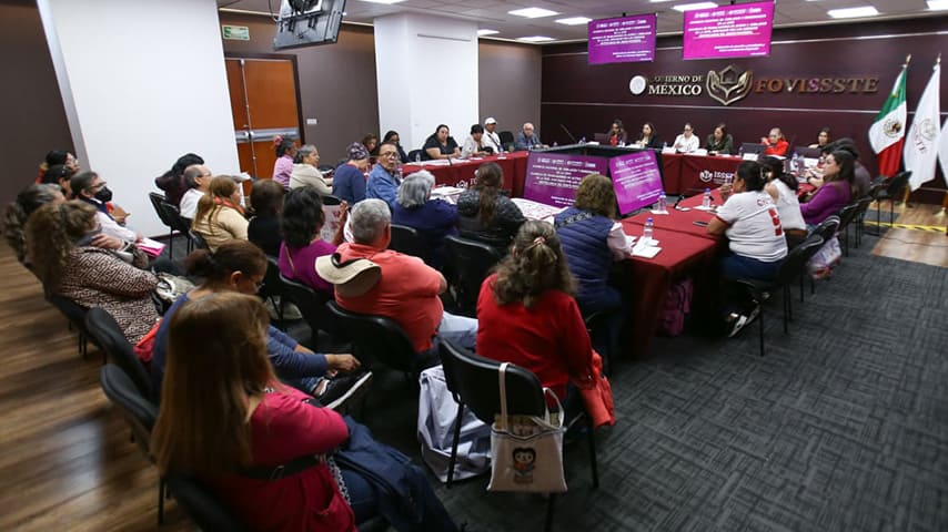 FOVISSSTE consolida atención a personas jubiladas y pensionadas