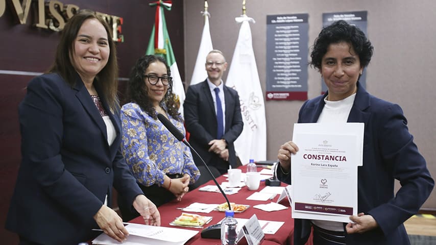 Jabnely Maldonado Meza destacó el papel del FOVISSSTE como instrumento social. | Foto: FOVISSSTE