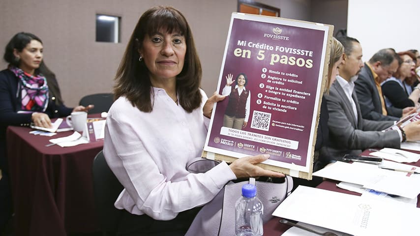 Jabnely Maldonado Meza destacó el papel del FOVISSSTE como instrumento social. | Foto: FOVISSSTE