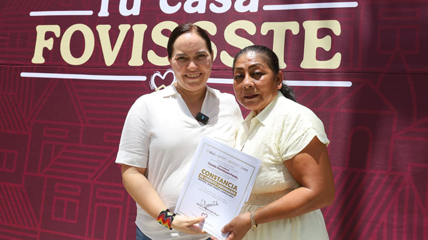 En Chiapas, la meta total es de 70 mil nuevas viviendas. | Foto: FOVISSSTE