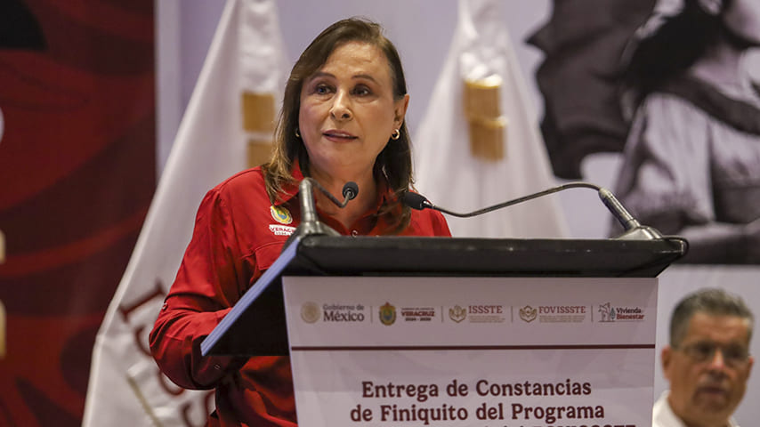 El evento contó con la presencia de la Gobernadora de Veracruz, Rocío Nahle García. | Foto: FOVISSSTE