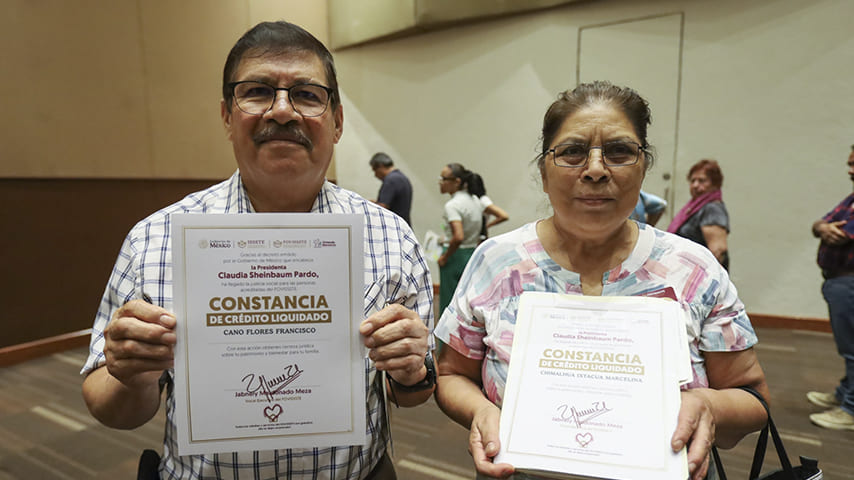 El evento contó con la presencia de la Gobernadora de Veracruz, Rocío Nahle García. | Foto: FOVISSSTE 