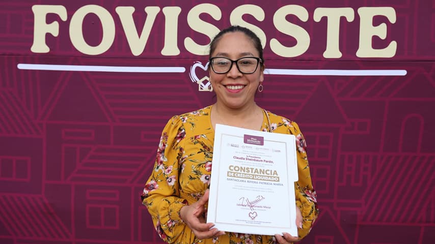 En este evento, también se entregaron viviendas y escrituras por parte de Infonavit, INSUS y Conavi. | Foto: FOVISSSTE