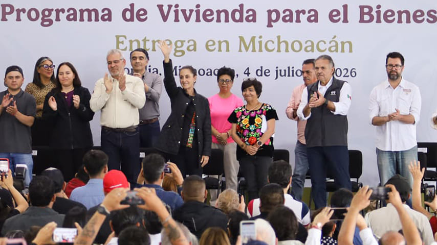 En este evento, también se entregaron viviendas y escrituras por parte de Infonavit, INSUS y Conavi. | Foto: FOVISSSTE