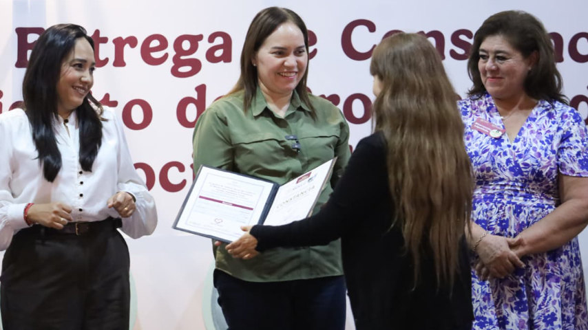 Jabnely Maldonado Meza, Vocal Ejecutiva del FOVISSSTE, celebró la transformación de la institución, que sigue cambiando vidas. | Foto: FOVISSSTE