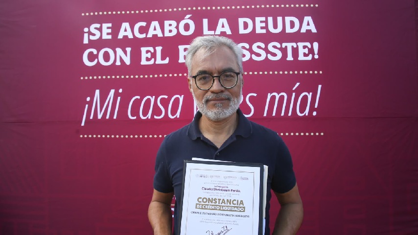 Presidenta liquida 162 créditos del FOVISSSTE en Oaxaca