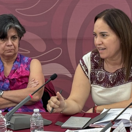 Jabnely Maldonado Meza, vocal ejecutiva del FOVISSSTE, resolvió dudas sobre cancelación de hipotecas y obligaciones de pago al magisterio potosino.